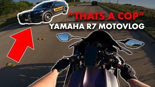 I Took My Yamaha R7 On A Ride In The Country | Motovlog