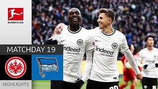 Eintracht Frankfurt - Hertha BSC 3-0 | Highlights | Matchday 19 – Bundesliga 2022/23