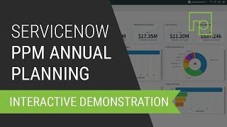 ServiceNow PPM Annual Planning Demo