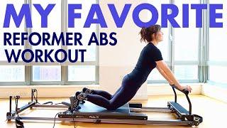 Pilates Reformer Workout for Abs - my FAVORITE reformer core workout 