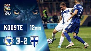 Full Highlights (12 min.) | Bosnia-Hertsegovina–Suomi 3–2 | UEFA Nations League | 14.6.2022