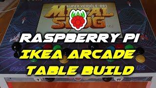 Raspberry Pi IKEA Retro Arcade Gaming Table Build