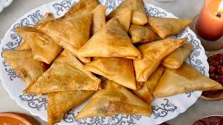 Potato & Vegetable Samosas Ramadan Iftar Special Recipe سمبوسه از کچالو وسبزیجات بزای رمضان و افطاری