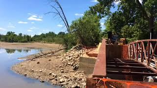 Crews work to repair Thread Lake Dam