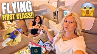 FLYING 1st CLASS EMIRATES THANKS TO BITCOIN!!