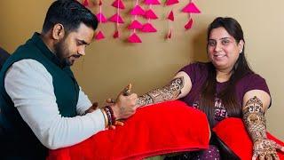 Bridal Mehndi Full Design. Beautiful Brida Henna Design. Mehndi vlog | Raj Mehandi Designer