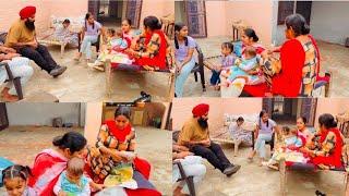 ਧੀਆਂ ਦੇ ਆਉਣ ਨਾਲ ਘਰ ਮਹਿਕ ਜਾਂਦਾ ਹੈ ️|| happy village life of Punjab || by Dullat family vlogs ||