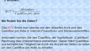 Kurs-Cash_Flow-Verhältnis