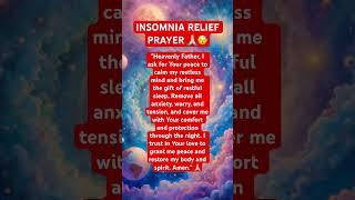 INSOMNIA RELIEF PRAYER #insomnia #insomniarelief #instantrelief #fallasleepfast #insomniac #sleep