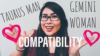 TAURUS MAN AND GEMINI WOMAN COMPATIBILITY (SUN SIGNS)