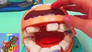 Мистер Зубастик от Play-Doh | Набор пластелина для детей | Игра в стоматолога
