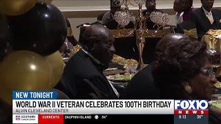 World War II veteran celebrates 100th birthday