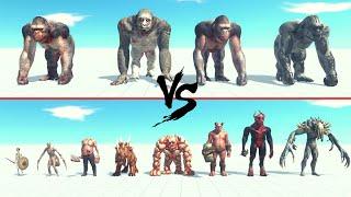 Goro The Giant Team Vs Infernals Faction ARBS | Animal Revolt Battle Simulator