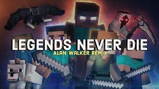  [AMV] Legends Never Die - SolvingStraw (Minecraft Animation) (Music Video) (Herobrine)