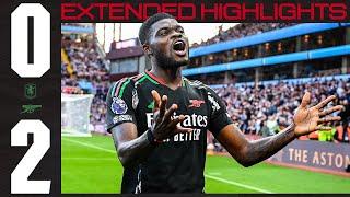 EXTENDED HIGHLIGHTS | Aston Villa vs Arsenal (0-2) | Trossard & Partey score in away victory