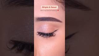 Simple & Sweet peach Makeup Tutorial #simplemakeup #makeupshorts #makeuptutorial