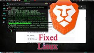 How to fix Error and install Bave Browser on Linux Debian base machine