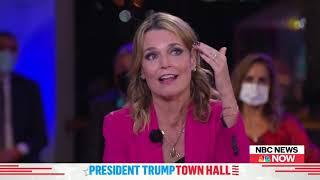 Interview: Savannah Guthrie Leads a Town Hall With Donald Trump in Miami - October 15, 2020