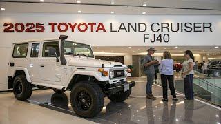 NEW 2025 Toyota Land Cruiser FJ40 Finlley Launched!!!