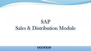 SAP S/4 HANA Sales and Distribution Overview