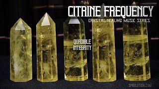 (Crystal Healing Music) Citrine Crystal Healing Frequency  The Prosperity Stone