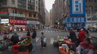 Walking tour of China county town. Longli, Guizhou・4K