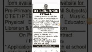 DAV SCHOOL VACANCIES #shorts #davschoolvacancy #davschool #sunilkaushal