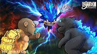 Baby Godzilla x Kong vs Shin Sonic – Animation 27 Part2