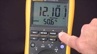 How To Source 4-20 Milliamps Using The Fluke 789 ProcessMeter