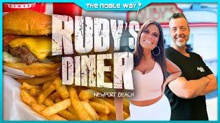 Historic Ruby's Diner Balboa Pier Full Review At Newport Beach | Iconic 40's Style American Diner