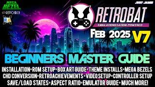 Retrobat V7/7.1 Latest  Ultimate All-In-One Setup Guide 2025 #retrobat #emulator #frontend