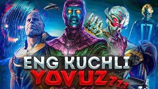 MARVELNING ENG KUCHLI TOP 10 YOVUZI | KINOBATTL & FARZIDGUY & NOVA UZ