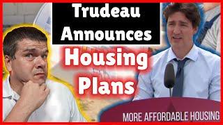 Canada's Housing Crisis: PM Trudeau Announces New Plans for Canadian Housing