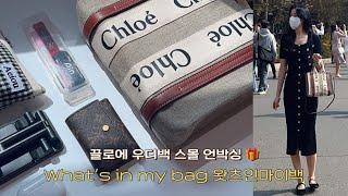 Chloe 끌로에 우디백 스몰 언박싱ㅣ100만원대 명품백ㅣ이너백 추천ㅣ왓츠인마이백