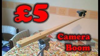 How To Make A Super-Low-Budget Camera Boom Arm