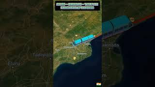 20889- HOWRAH - TIRUPATI HUMSAFAR SF EXPRESS TRAVEL MAP #indianrailways #hwh #TPTY#humsafar #wap7