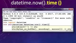 How to get the current time in Python