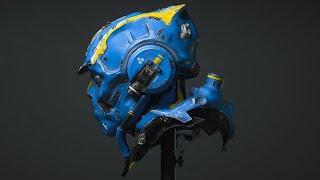 Design Rage 3 - Sci Fi Helmet w/ Zbrush