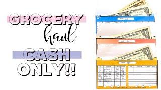 Grocery Haul 2020 USING THE CASH ENVELOPE METHOD | Naturally Lizzie