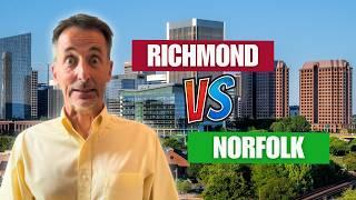 Living in Norfolk Virginia vs Living Richmond Virginia [Full Breakdown]