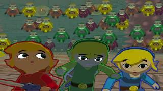 Earth Temple Is CHAOS With 3 Idiots In Zelda Wind Waker MULTIPLAYER