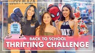 Back to School Outfits UNDER $30! - THRIFTING CHALLENGE