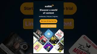 Audible Books Free #shorts #shortsfeed  #audiobook #audible  #booksummary  #viralshorts  #books