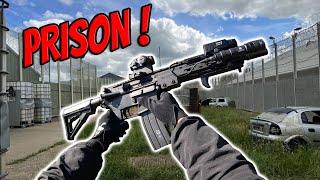 INTENSE Abandoned PRISON Airsoft Gameplay! (Tokyo Marui MWS GBBR)