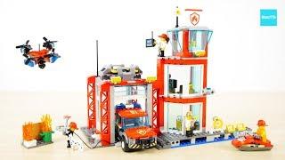 Light & Sound  LEGO City Fire Station 60215 UNBOXING