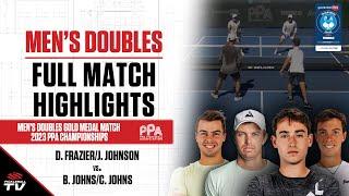 2023 PPA Championships Men's Doubles Gold Medal Match - D. Frazier/J. Johnson vs. B. Johns/C. Johns