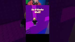 Failed Jump Over the Thick Wall Troll is a Pinning Tower Roblox