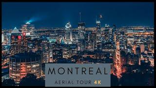 Downtown Montreal - 4K AERIAL DRONE SKYLINE TOUR