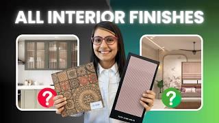 Laminate vs Acrylic vs Veneer vs PU Finish | Best Interior Finish for Kitchen & Wardrobe?