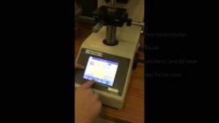 How to measure Vickers hardness on micro-indenter